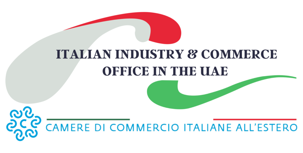 logo camere di commercio italiane all'estero italian industry & commerce office in the uae